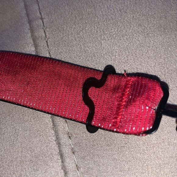 Youth adjustable red bow tie - Picture 5 of 6